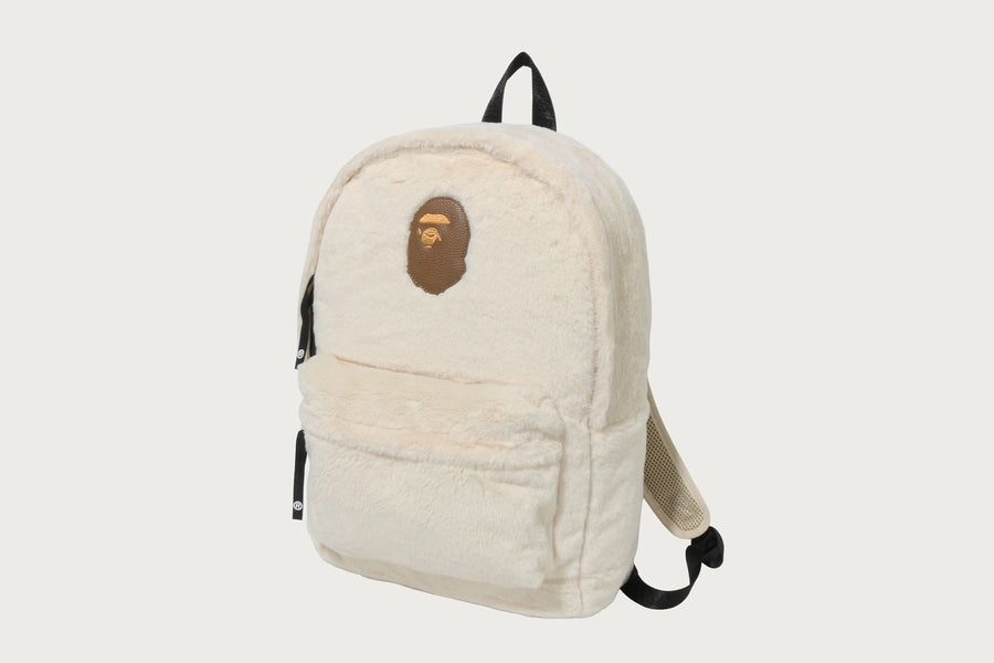 BAPE BAPE APE HEAD FAUX FUR DAYPACK バッグ 商品画像 1