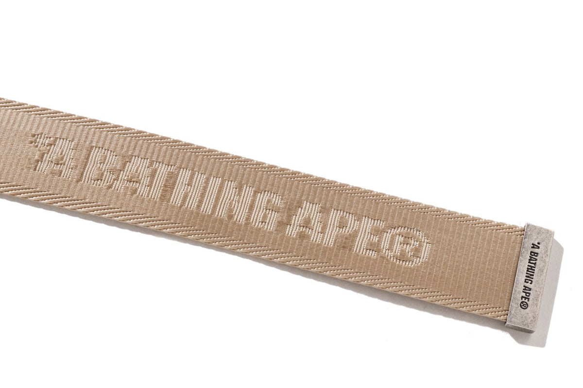 BAPE BAPE BATHING APE LOGO JACQUARD NYLON BELT ベルト 商品画像 4