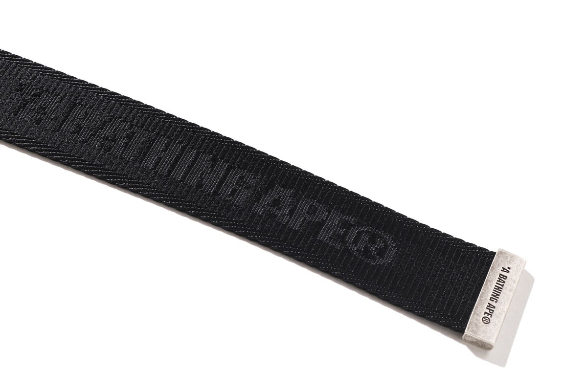 BAPE BAPE BATHING APE LOGO JACQUARD NYLON BELT ベルト 商品画像 8