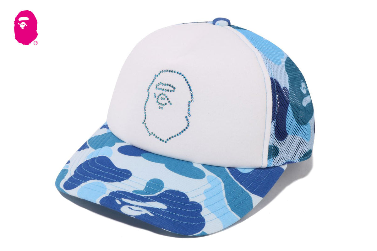 BAPE BAPE ABC CAMO CRYSTAL STONE MESH CAP 帽子 商品画像 1