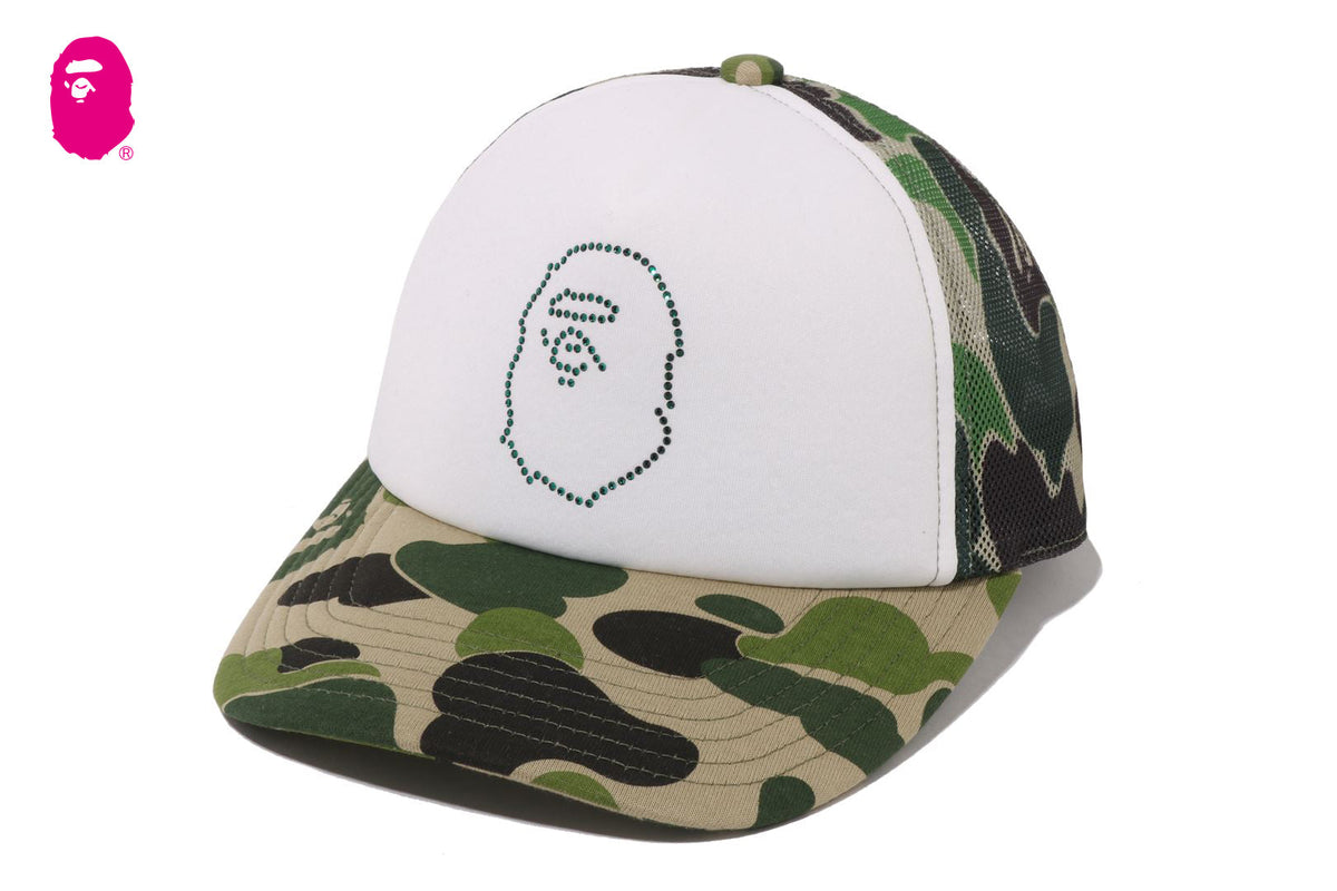 BAPE BAPE ABC CAMO CRYSTAL STONE MESH CAP 帽子 商品画像 5