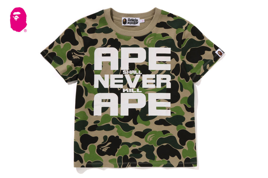 BAPE BAPE ABC CAMO ASNKA TEE 半袖Tシャツ 商品画像 1