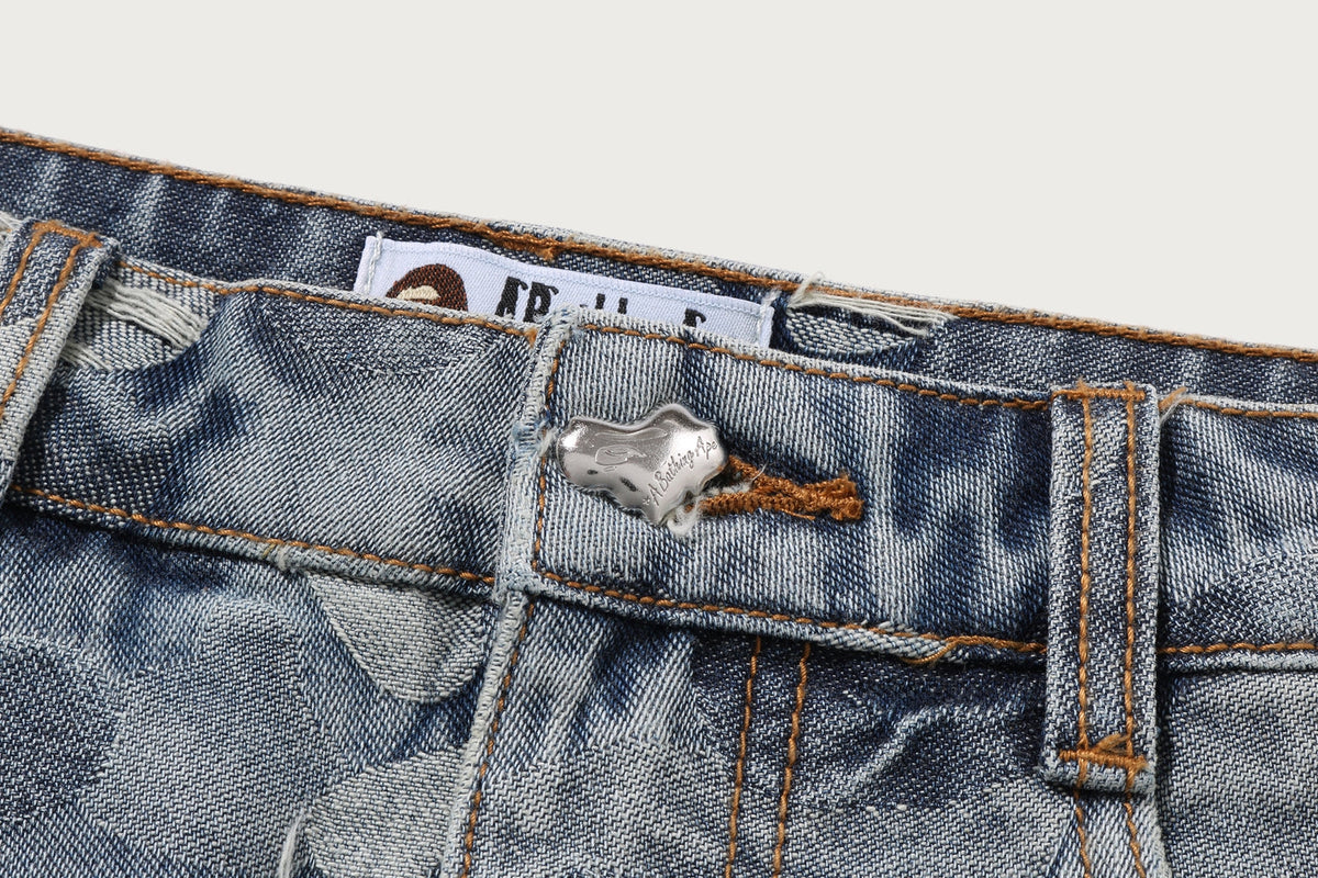 BAPE BAPE SOLID CAMO JACQUARD DENIM SKIRT スカート 商品画像 4