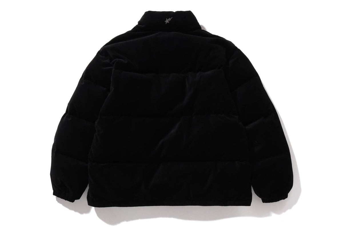 BAPE BAPE CRYSTAL STONE BAPE LOGO VELOUR DOWN JACKET ダウンジャケット 商品画像 7