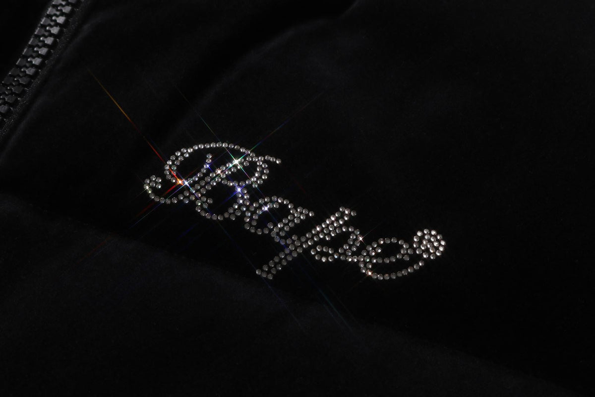 BAPE BAPE CRYSTAL STONE BAPE LOGO VELOUR DOWN JACKET ダウンジャケット 商品画像 9