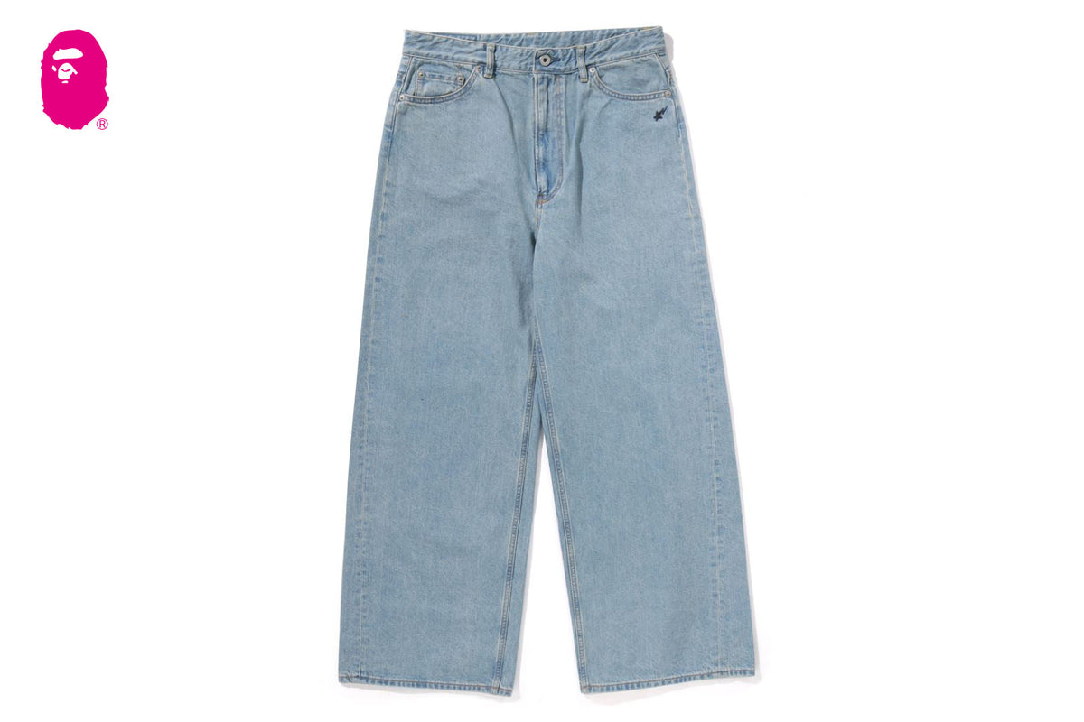 BAPE BAPE BAPE STA EMBROIDERY BAGGY DENIM PANTS パンツ 商品画像 1