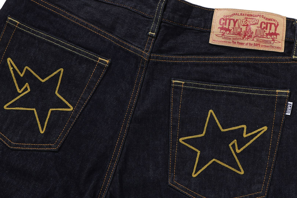 BAPE BAPE STA REGULAR FIT 13 OZ DENIM PANTS パンツ 商品画像 6