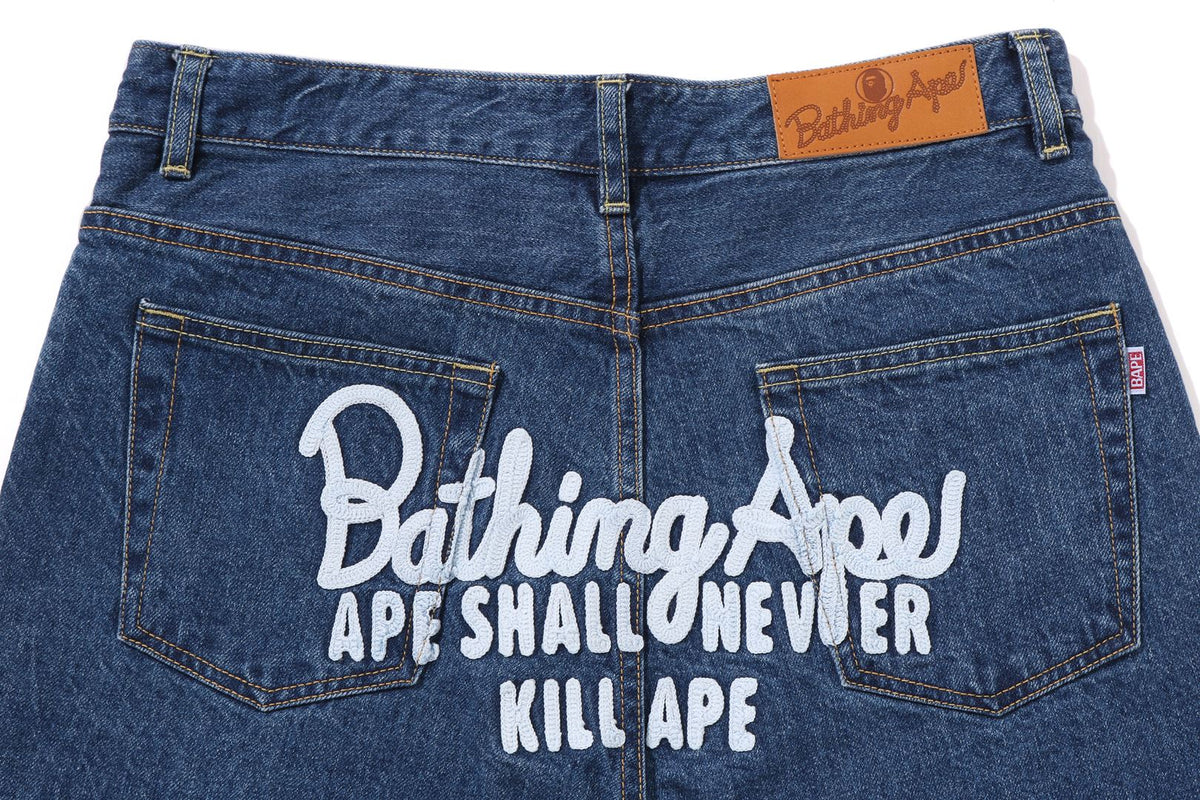 BAPE BAPE CHAMPION LOGO 12 OZ DENIM PANTS パンツ 商品画像 4