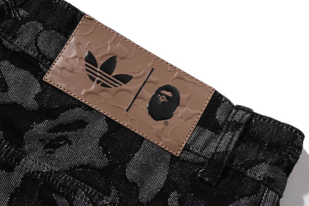 BAPE BAPE 【 BAPE X ADIDAS 】CAMO JACQUARD SHARK DENIM JORTS ショートパンツ 商品画像 6