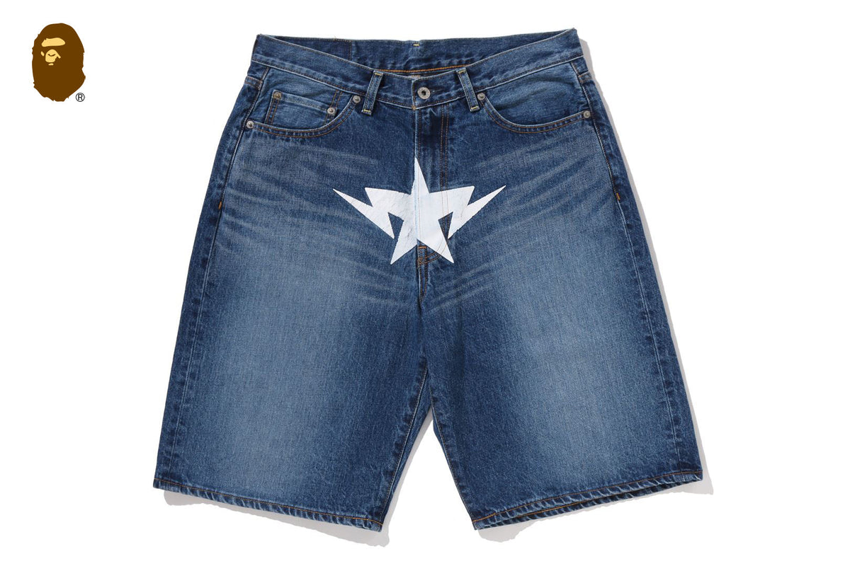 BAPE BAPE TWIN STA RELAXED FIT DENIM SHORTS ショートパンツ 商品画像 4