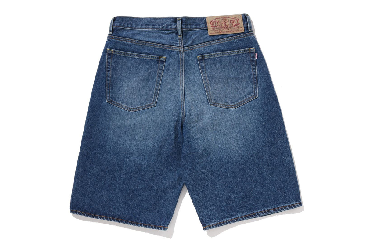 BAPE BAPE TWIN STA RELAXED FIT DENIM SHORTS ショートパンツ 商品画像 5