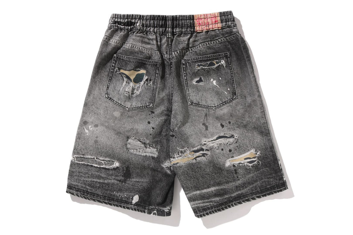 BAPE BAPE BAPE STA FAKE PRINT RELAXED FIT SHORTS ショートパンツ 商品画像 2