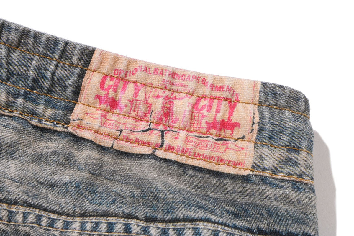 BAPE BAPE BAPE STA FAKE PRINT RELAXED FIT SHORTS ショートパンツ 商品画像 10