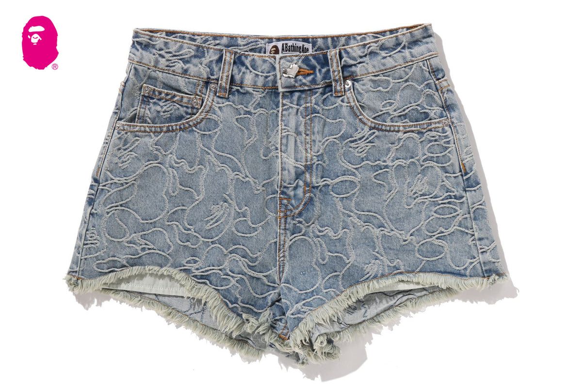 BAPE BAPE LINE CAMO DENIM SHORTS ショートパンツ 商品画像 1