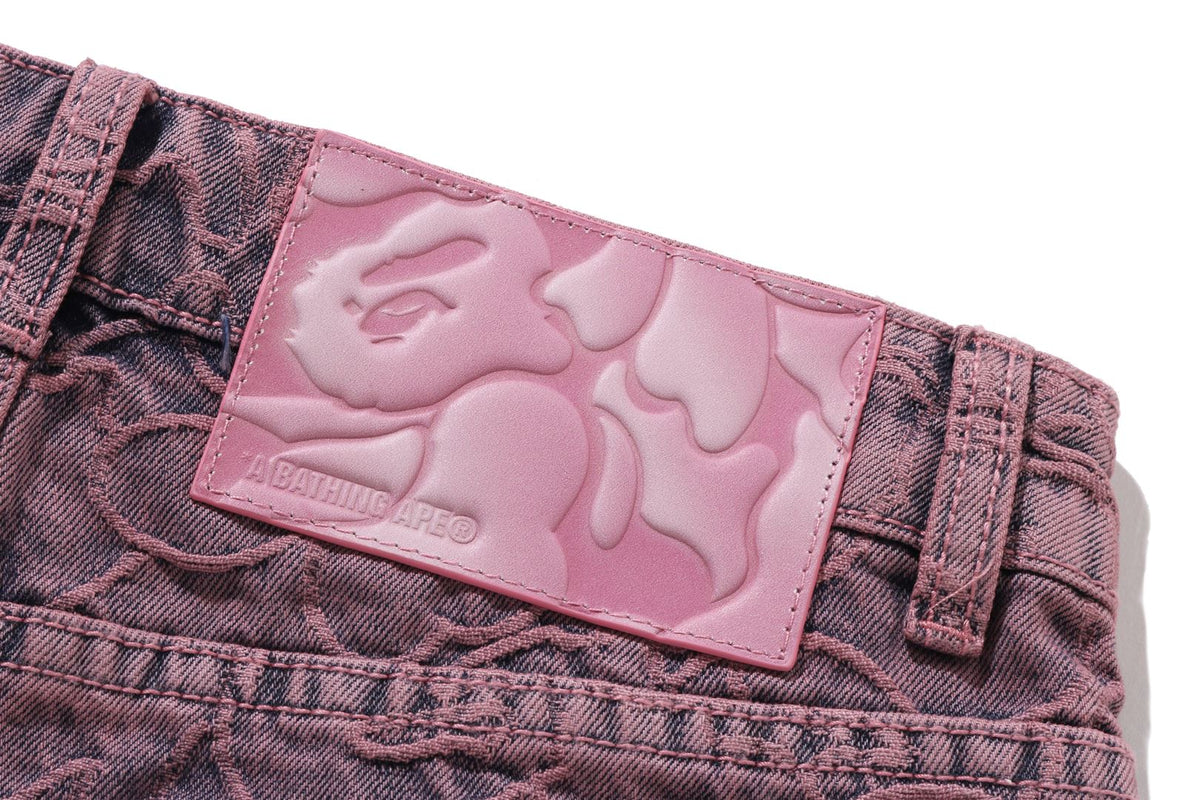 BAPE BAPE LINE CAMO DENIM SHORTS ショートパンツ 商品画像 8