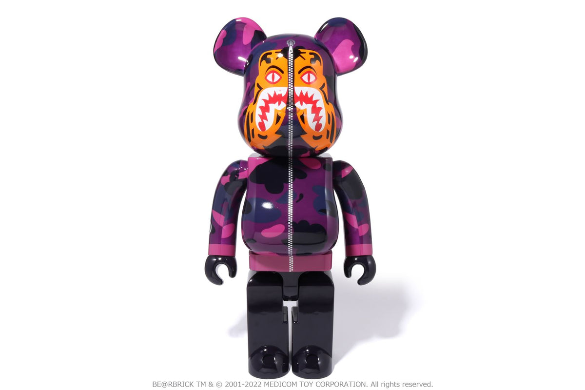 BAPE BAPE 【 BAPE X MEDICOM TOY 】COLOR CAMO TIGER BE@RBRICK 1000% フィギュア 商品画像 6