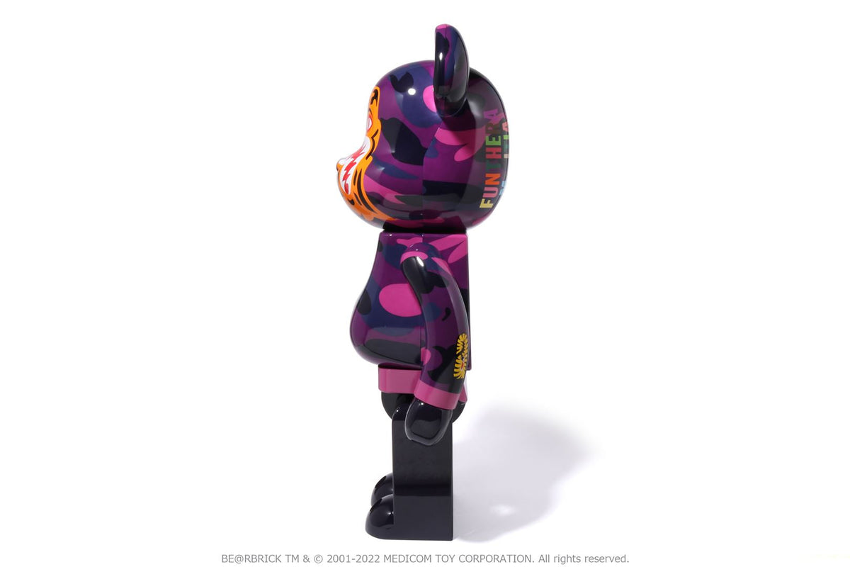 BAPE BAPE 【 BAPE X MEDICOM TOY 】COLOR CAMO TIGER BE@RBRICK 1000% フィギュア 商品画像 8