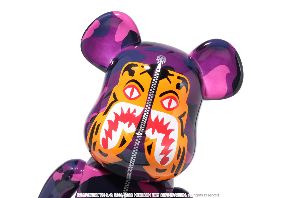 BAPE BAPE 【 BAPE X MEDICOM TOY 】COLOR CAMO TIGER BE@RBRICK 1000% フィギュア 商品画像 10