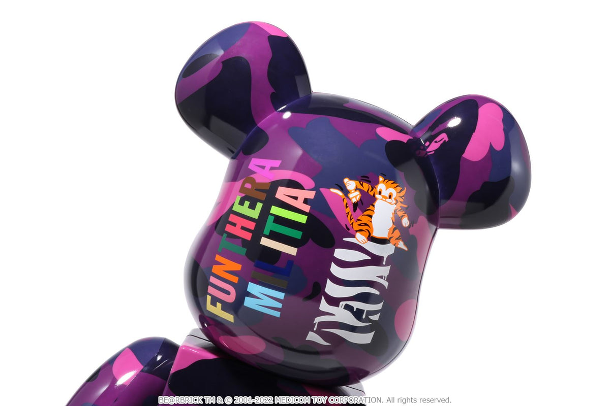 BAPE BAPE 【 BAPE X MEDICOM TOY 】COLOR CAMO TIGER BE@RBRICK 1000% フィギュア 商品画像 11