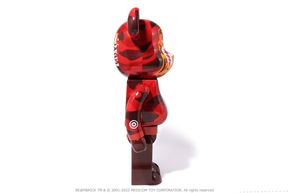 BAPE BAPE 【 BAPE X MEDICOM TOY 】COLOR CAMO TIGER BE@RBRICK 1000% フィギュア 商品画像 2