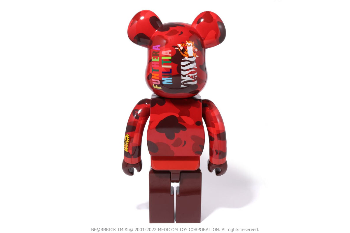 BAPE BAPE 【 BAPE X MEDICOM TOY 】COLOR CAMO TIGER BE@RBRICK 1000% フィギュア 商品画像 4