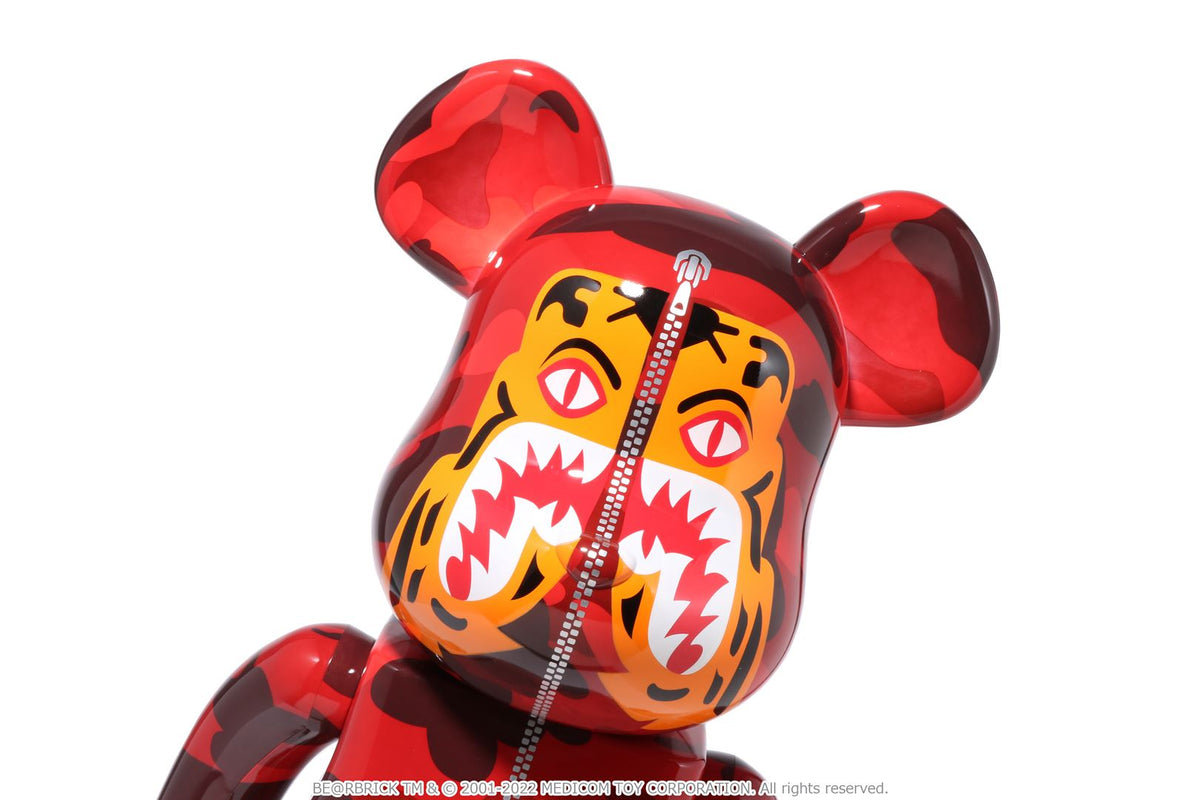BAPE BAPE 【 BAPE X MEDICOM TOY 】COLOR CAMO TIGER BE@RBRICK 1000% フィギュア 商品画像 5