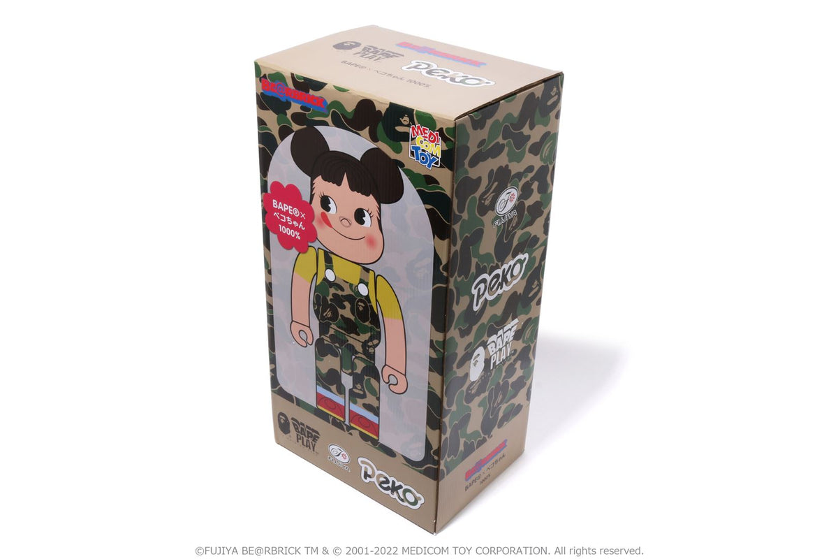 BAPE BAPE 【 BAPE X FUJIYA 】ABC CAMO PEKO BE@RBRICK 1000% フィギュア 商品画像 8