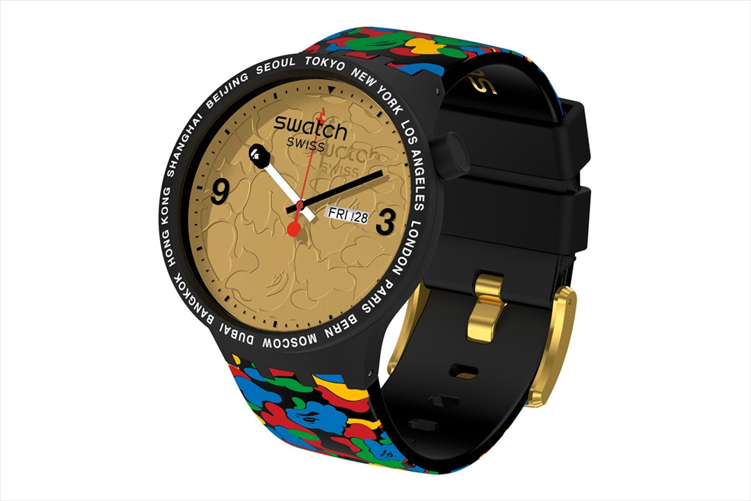 BAPE BAPE 【 BAPE X SWATCH 】BIG BOLD 腕時計 商品画像 8