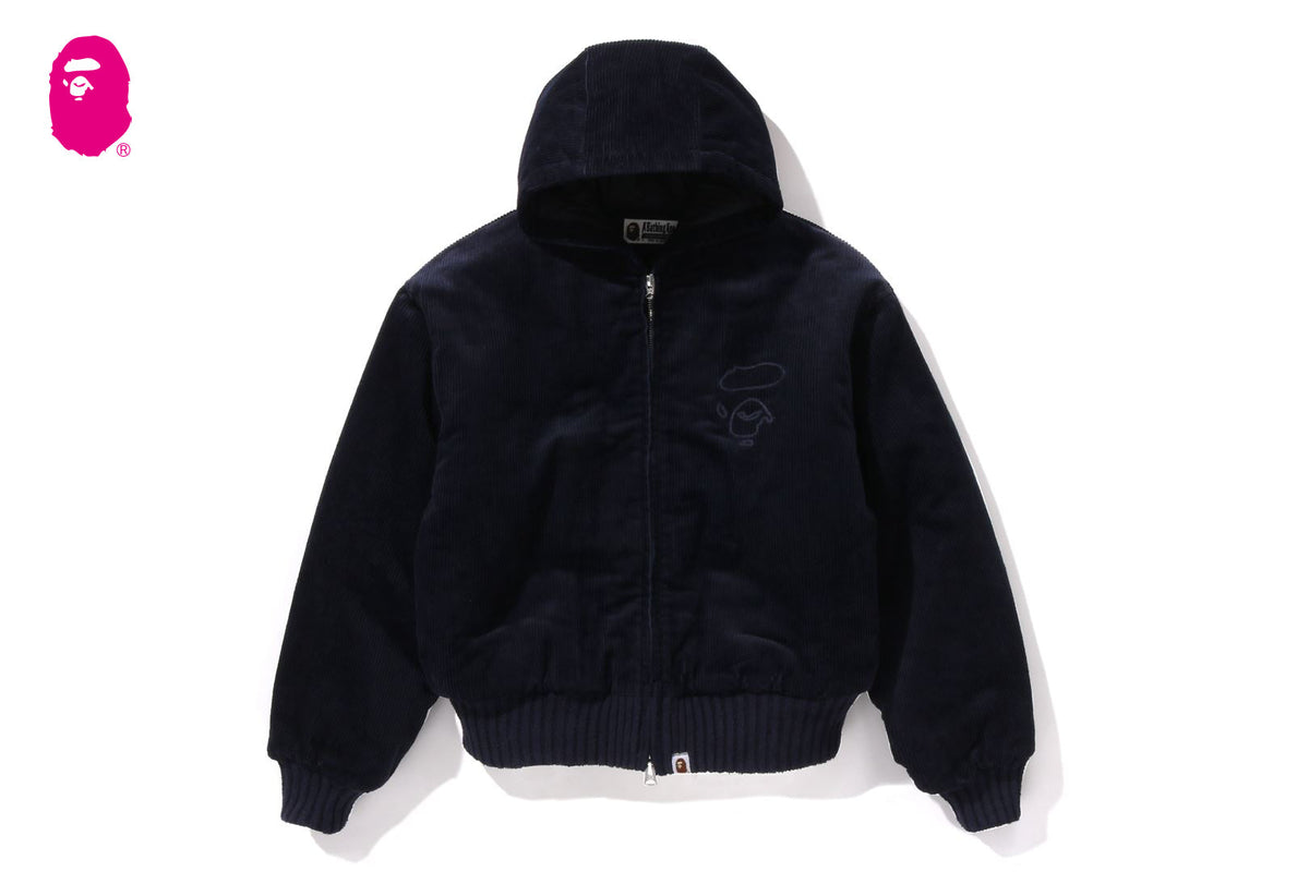 BAPE BAPE CORDUROY PADDED HOODIE JACKET ジャケット 商品画像 1