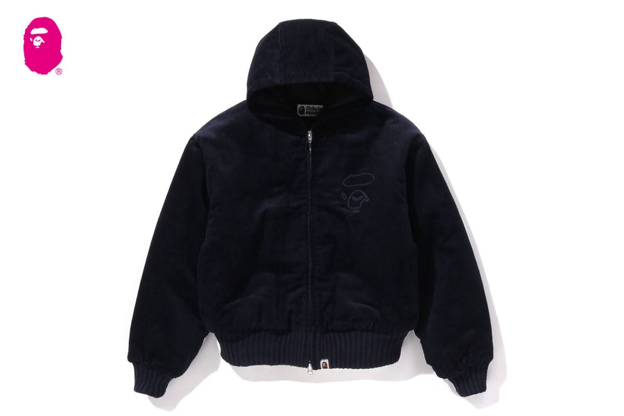 BAPE BAPE CORDUROY PADDED HOODIE JACKET ジャケット 商品画像 1