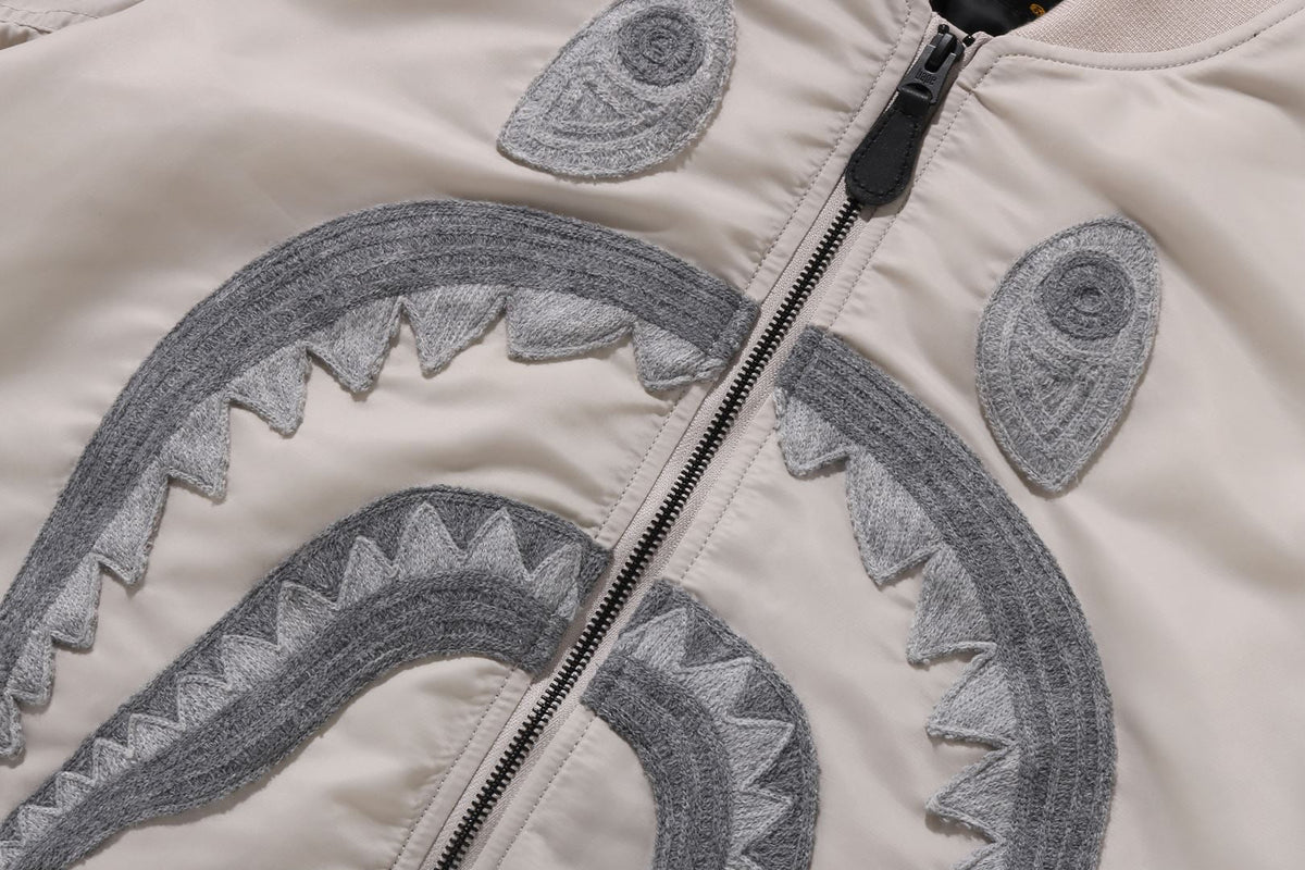 BAPE BAPE SHARK NYLON TWILL MA-1 ジャケット 商品画像 4