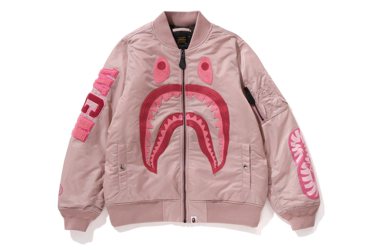 BAPE BAPE SHARK NYLON TWILL MA-1 ジャケット 商品画像 7