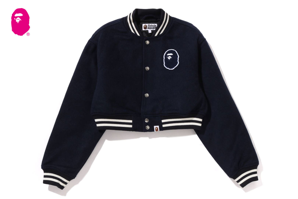 BAPE BAPE A BATHING APE CROPPED VARSITY JACKET ジャケット 商品画像 1