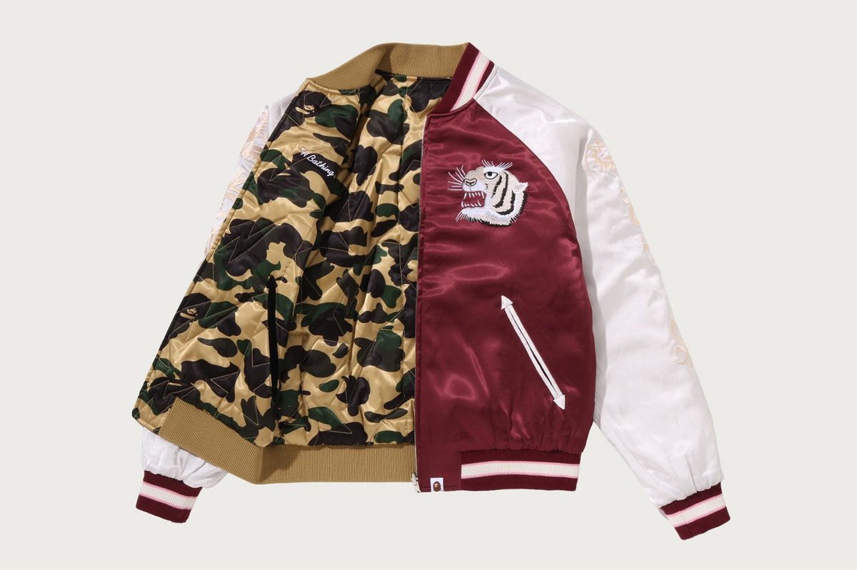 BAPE BAPE 1ST CAMO REVERSIBLE STA QUILTED SOUVENIR JACKET ジャケット 商品画像 11