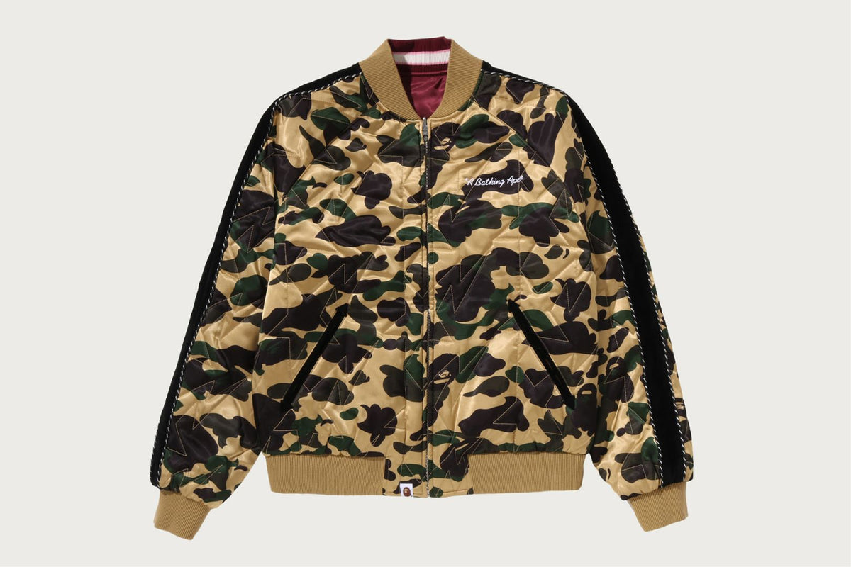 BAPE BAPE 1ST CAMO REVERSIBLE STA QUILTED SOUVENIR JACKET ジャケット 商品画像 14