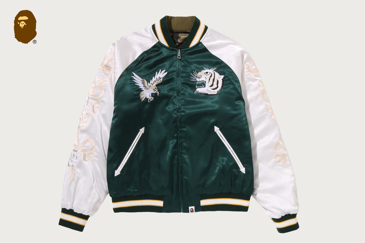 BAPE BAPE 1ST CAMO REVERSIBLE STA QUILTED SOUVENIR JACKET ジャケット 商品画像 18