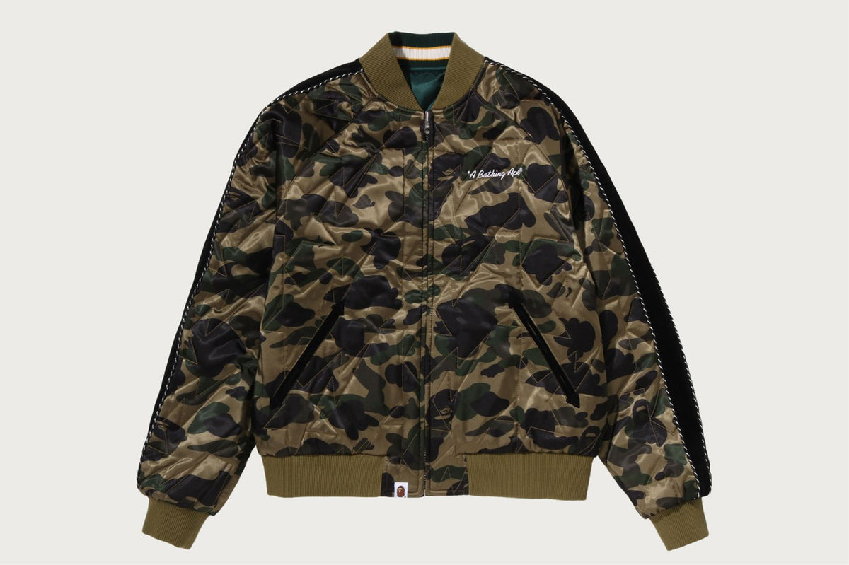 BAPE BAPE 1ST CAMO REVERSIBLE STA QUILTED SOUVENIR JACKET ジャケット 商品画像 24