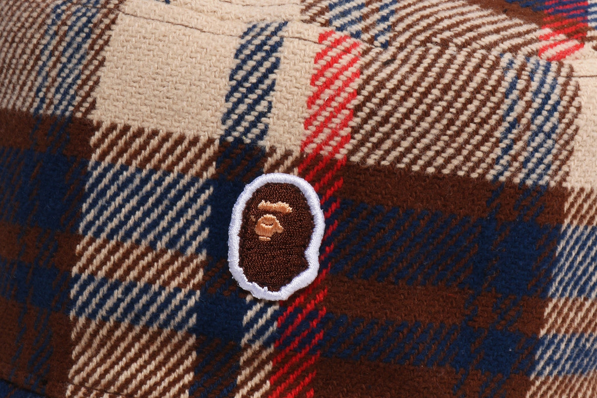 BAPE BAPE BAPE CHECK BUCKET HAT 帽子 商品画像 3