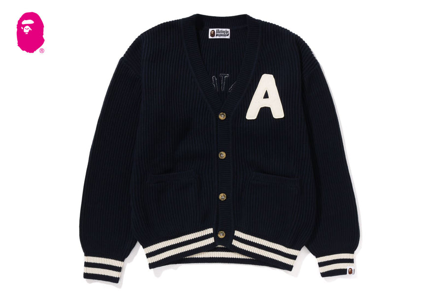 BAPE BAPE A BATHING APE COLLEGE CARDIGAN カーディガン 商品画像 1
