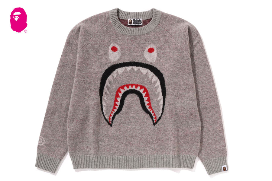 BAPE BAPE SHARK WOOL MIX SWEATER ニット 商品画像 1