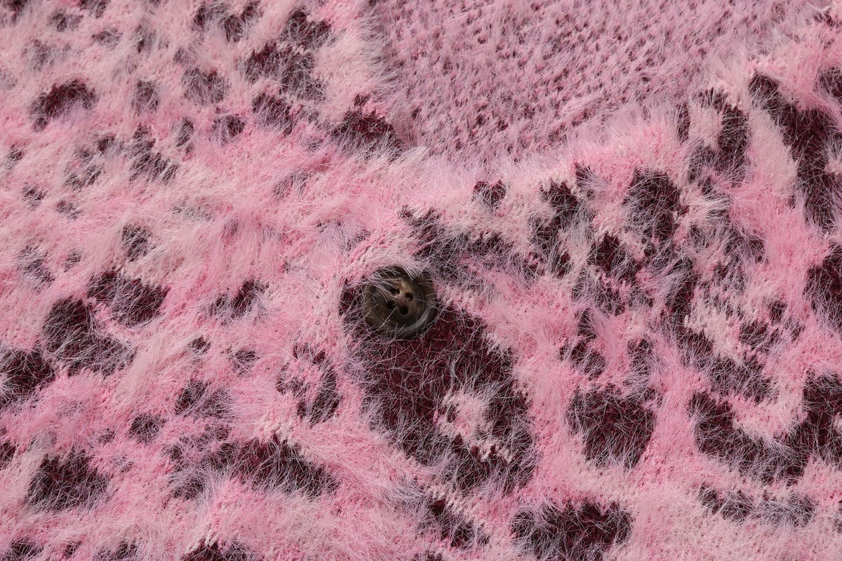BAPE BAPE WILD LEOPARD PATTERN SHAGGY KNIT CARDIGAN カーディガン 商品画像 3
