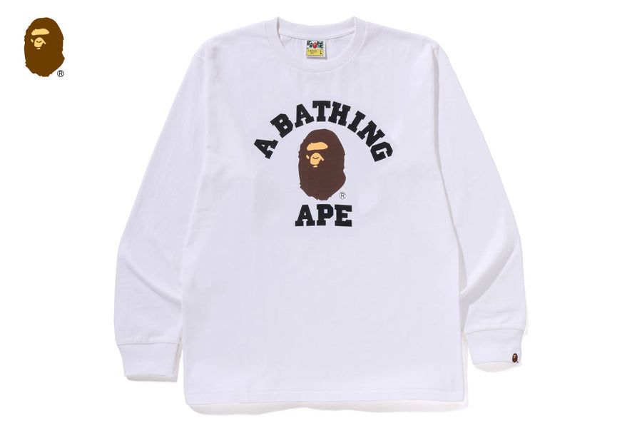 BAPE BAPE COLLEGE LS TEE 長袖Tシャツ 商品画像 1