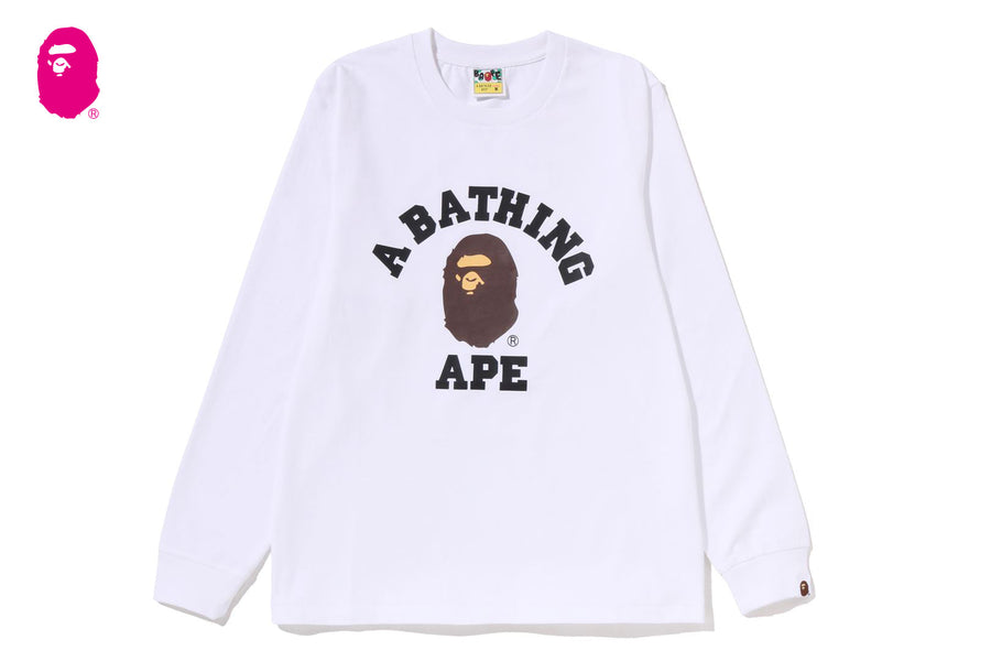 BAPE BAPE COLLEGE LS TEE 長袖Tシャツ 商品画像 1