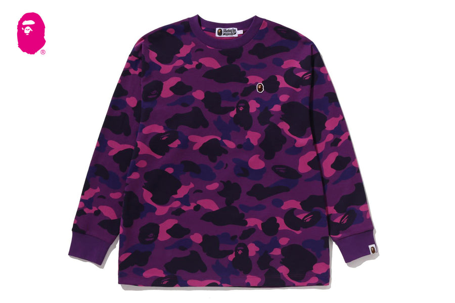 BAPE BAPE COLOR CAMO ONE POINT L/S TEE 長袖Tシャツ 商品画像 1