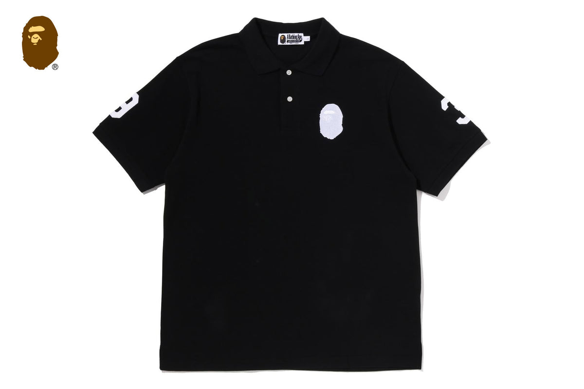 BAPE BAPE LARGE APE HEAD RELAXED FIT POLO ポロシャツ 商品画像 1