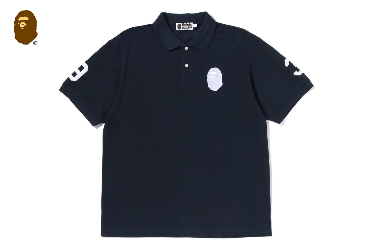 BAPE BAPE LARGE APE HEAD RELAXED FIT POLO ポロシャツ 商品画像 6