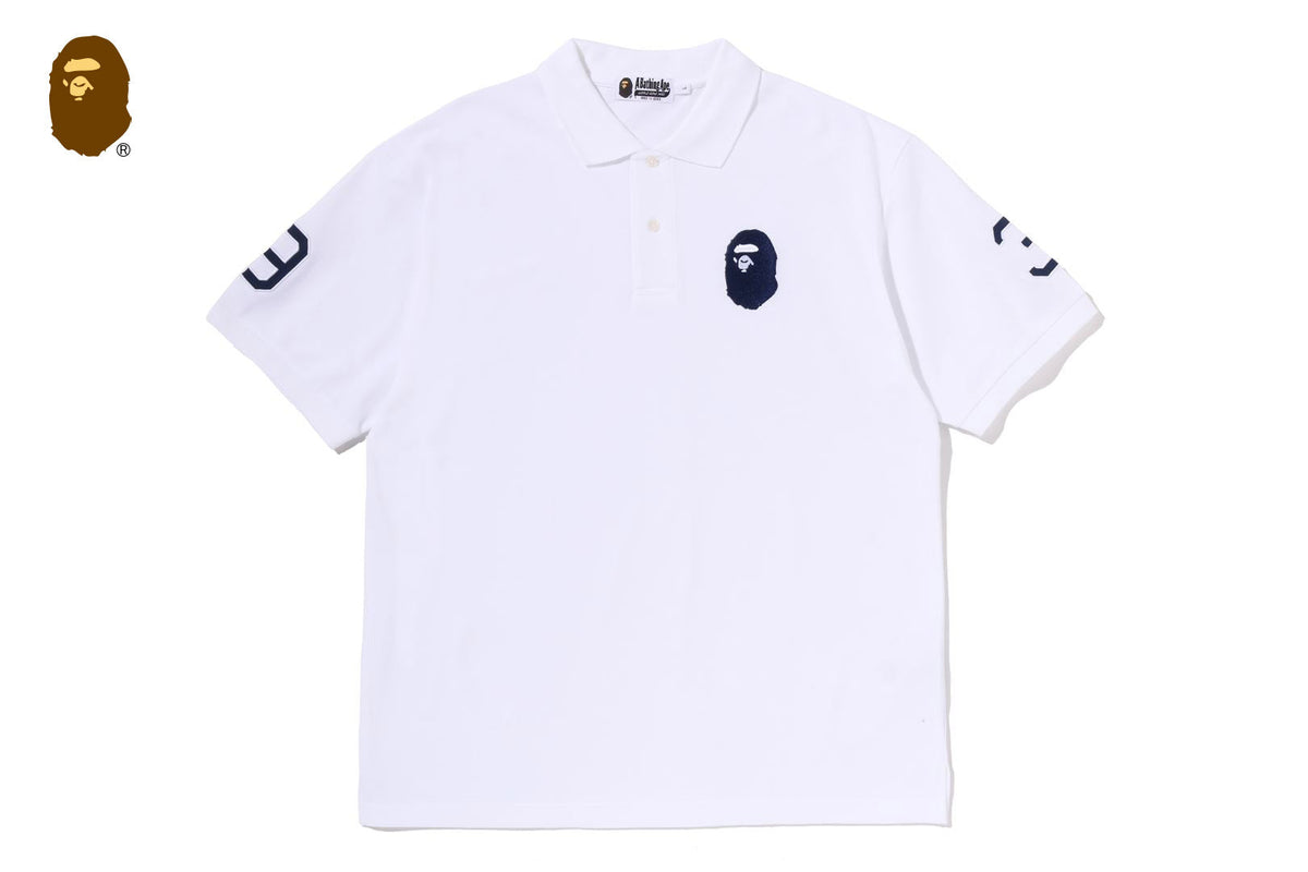 BAPE BAPE LARGE APE HEAD RELAXED FIT POLO ポロシャツ 商品画像 11