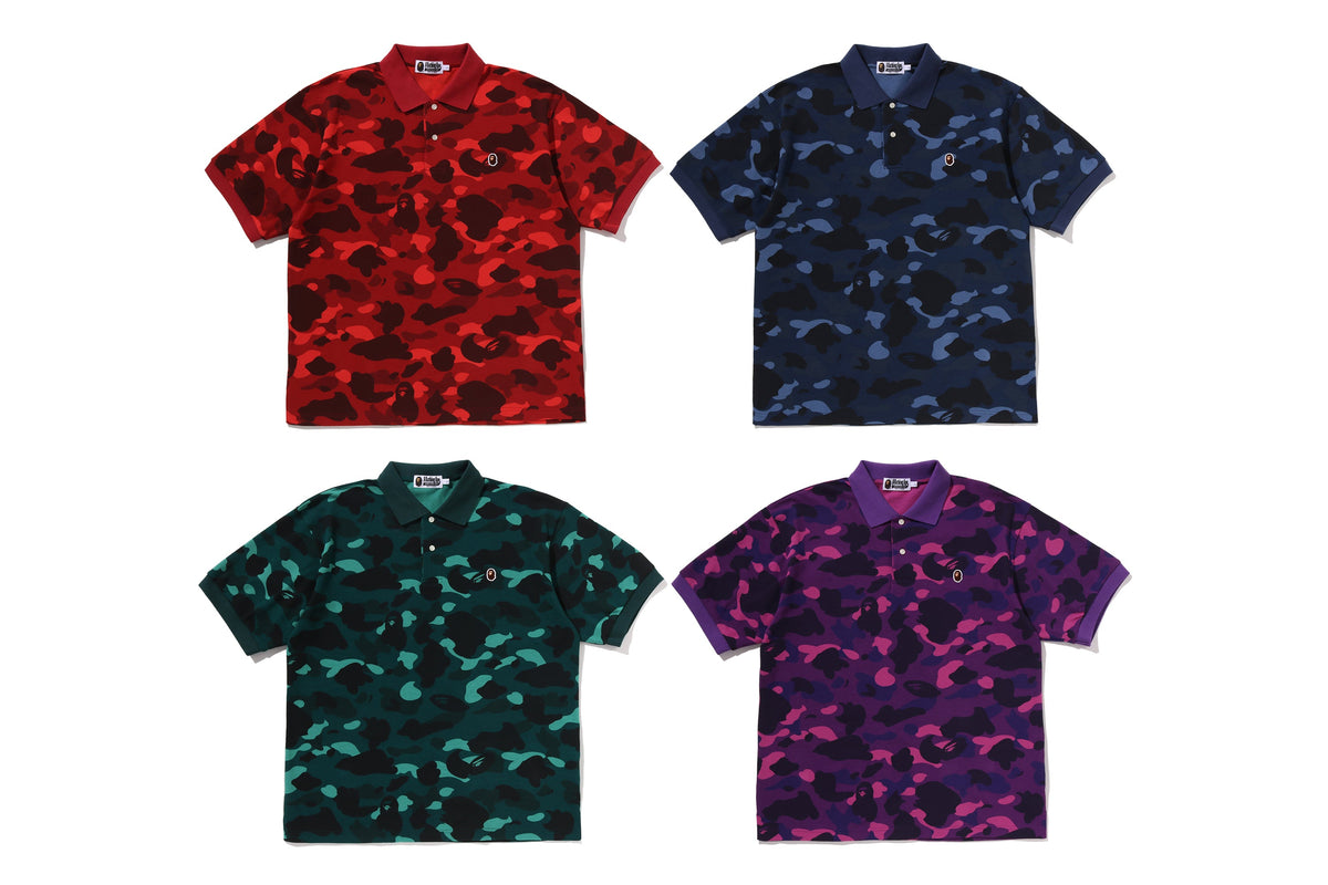 BAPE BAPE COLOR CAMO ONE POINT RELAXED FIT POLO ポロシャツ 商品画像 13