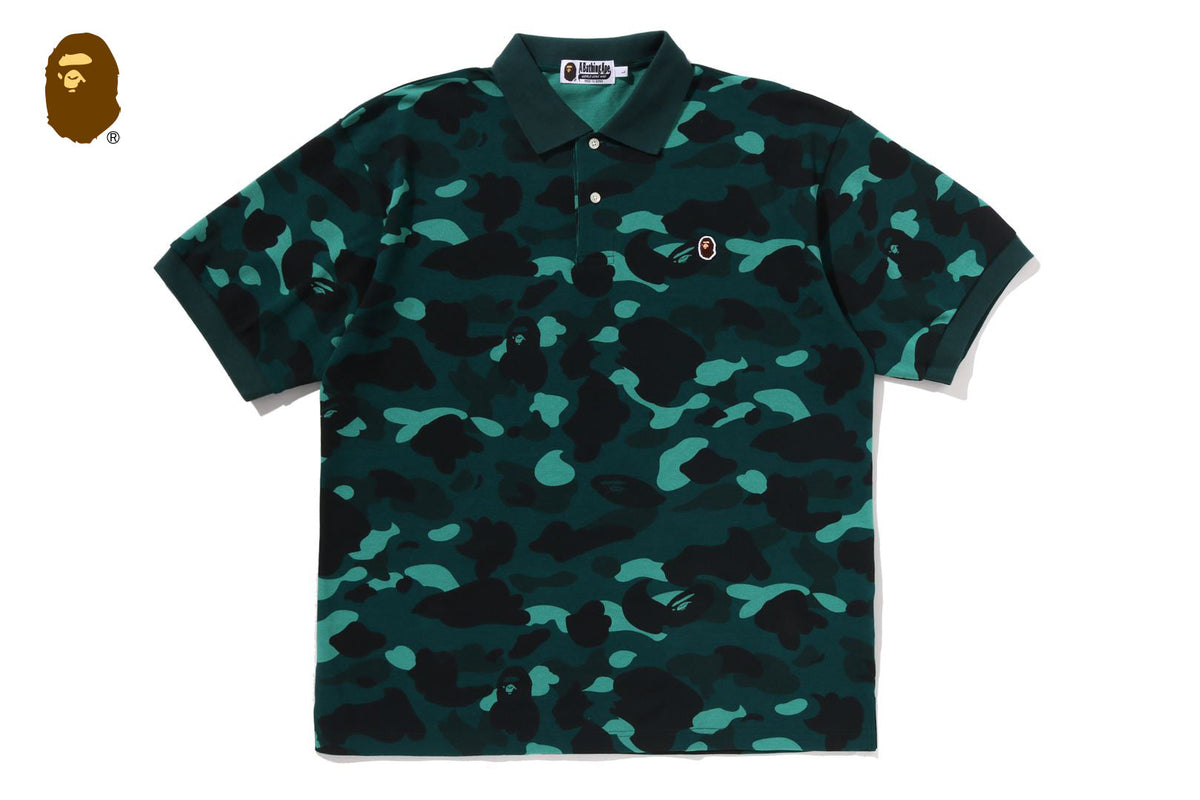 BAPE BAPE COLOR CAMO ONE POINT RELAXED FIT POLO ポロシャツ 商品画像 1