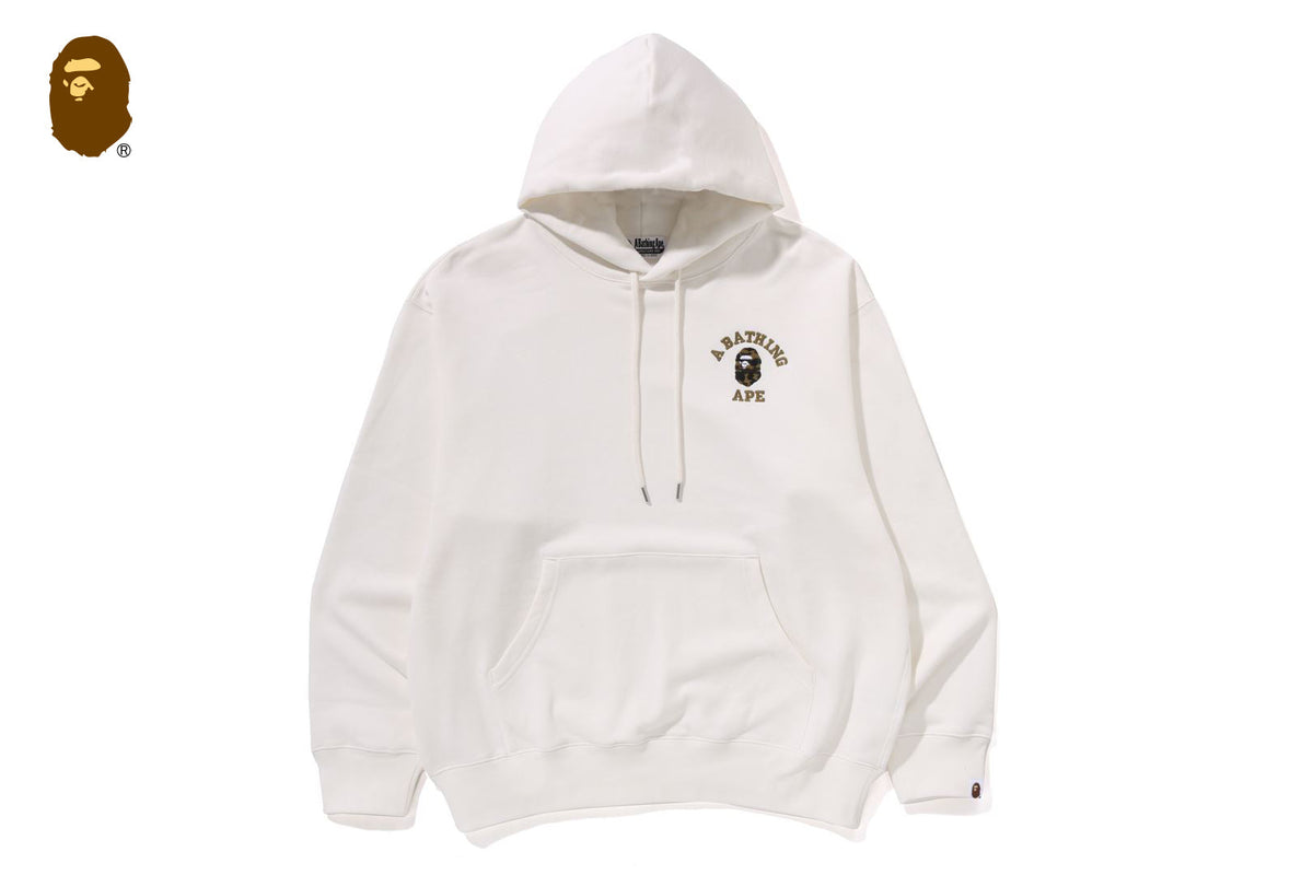 BAPE BAPE 1ST CAMO COLLEGE LOGO RELAXED FIT PULLOVER HOODIE パーカー 商品画像 4